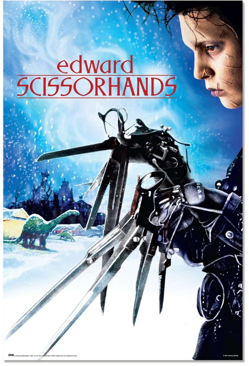 Edward Scissorhands poster - Johnny Depp - Film - Hollywood - 61 x 91.5 cm