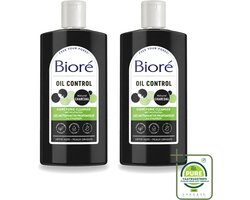 2 x Bioré – Houtskool Reinigingsgel – Gezichtsreiniger – 200 ml - Grootverpakking - Vaatwasstrips - Gezichtsreiniger - Houtskool - Diepe Reiniging - Vet Huid - Gecombineerde Huid