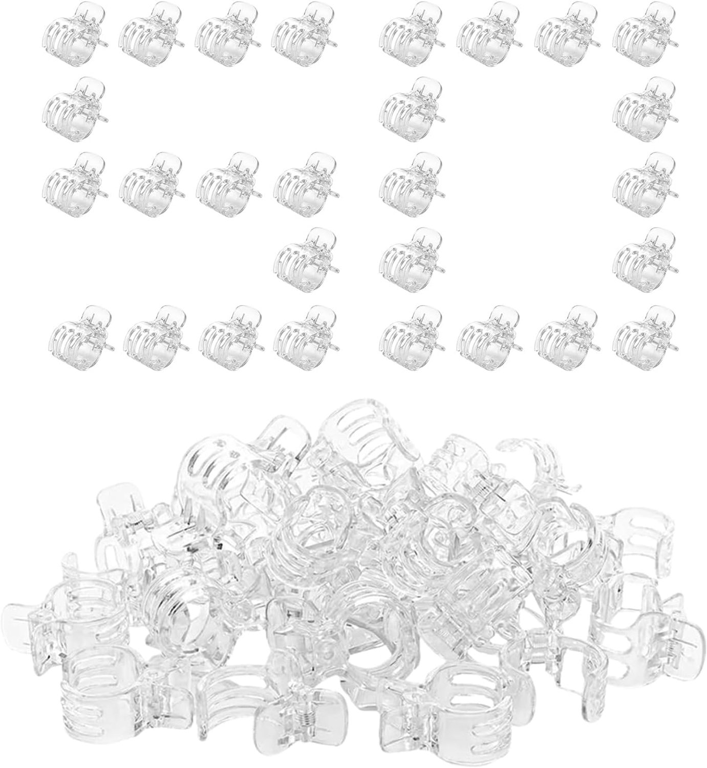 Plantenclips - 50 stuks plantensteunen voor tuin, groentebevestigingsclips, voor broeikas, orchideeën, klimoppen, groenten, tuiniers