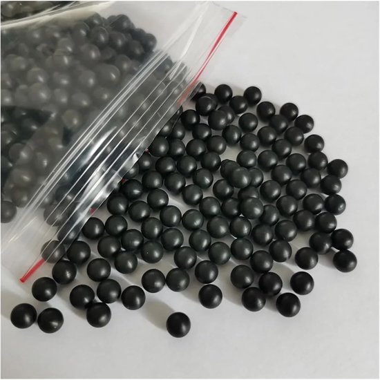 50 stuks diameter 1/2/2,5/3/3,5/4/4,5/5/5,5/6/6,5~30 mm massief rubberen bal zwarte ronde slijtvaste terugslagklep(20mm) — afbeelding 5