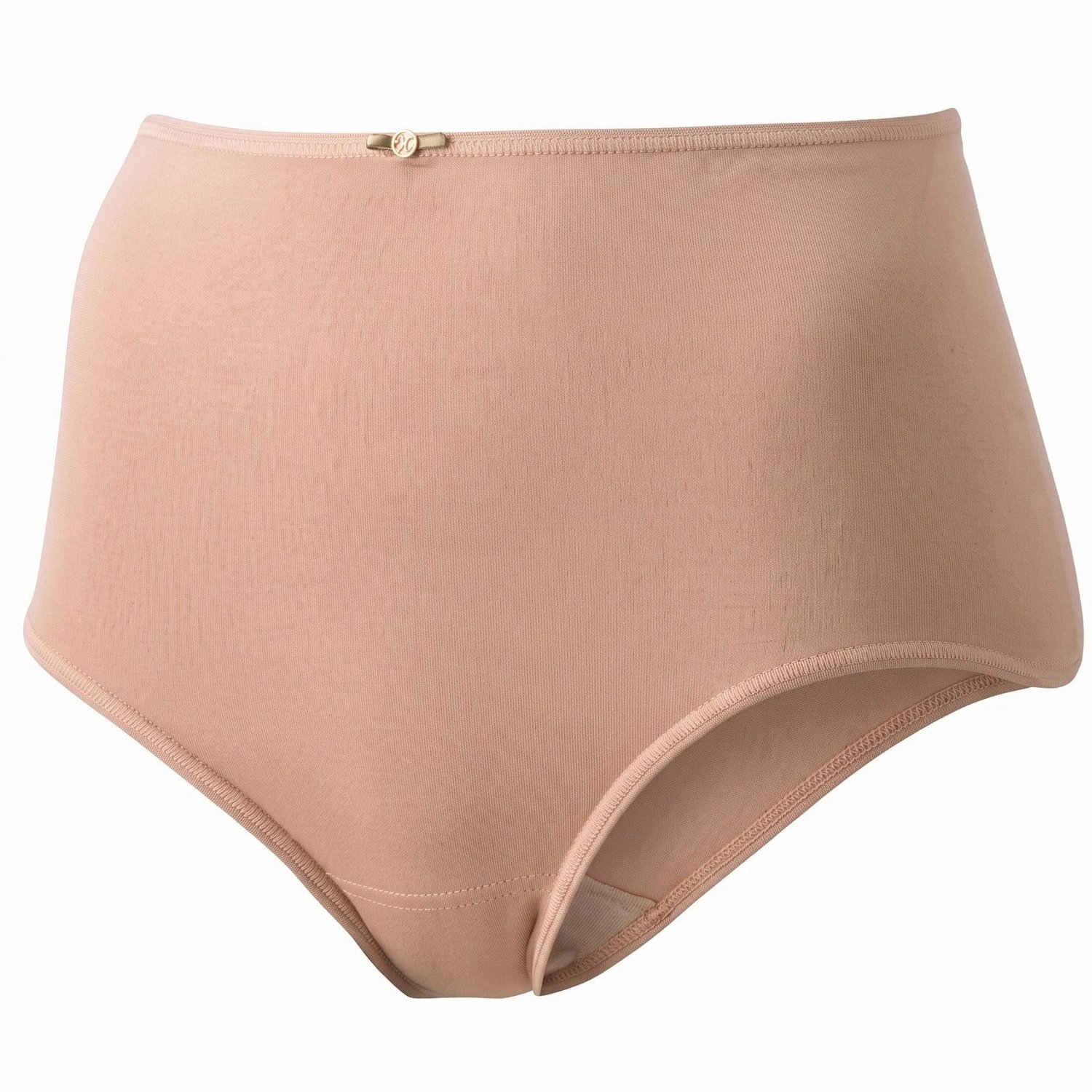 Avet dames maxi slip -katoen- 3167 - Dames taille slip katoen - Hoge onderbroek - M - Beige