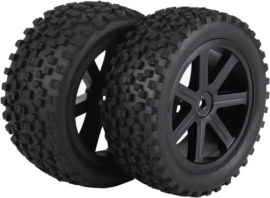 4 Stuks 1/10 RC Truck Rubberen Wiel voor ZD Racing Buggy — afbeelding 5