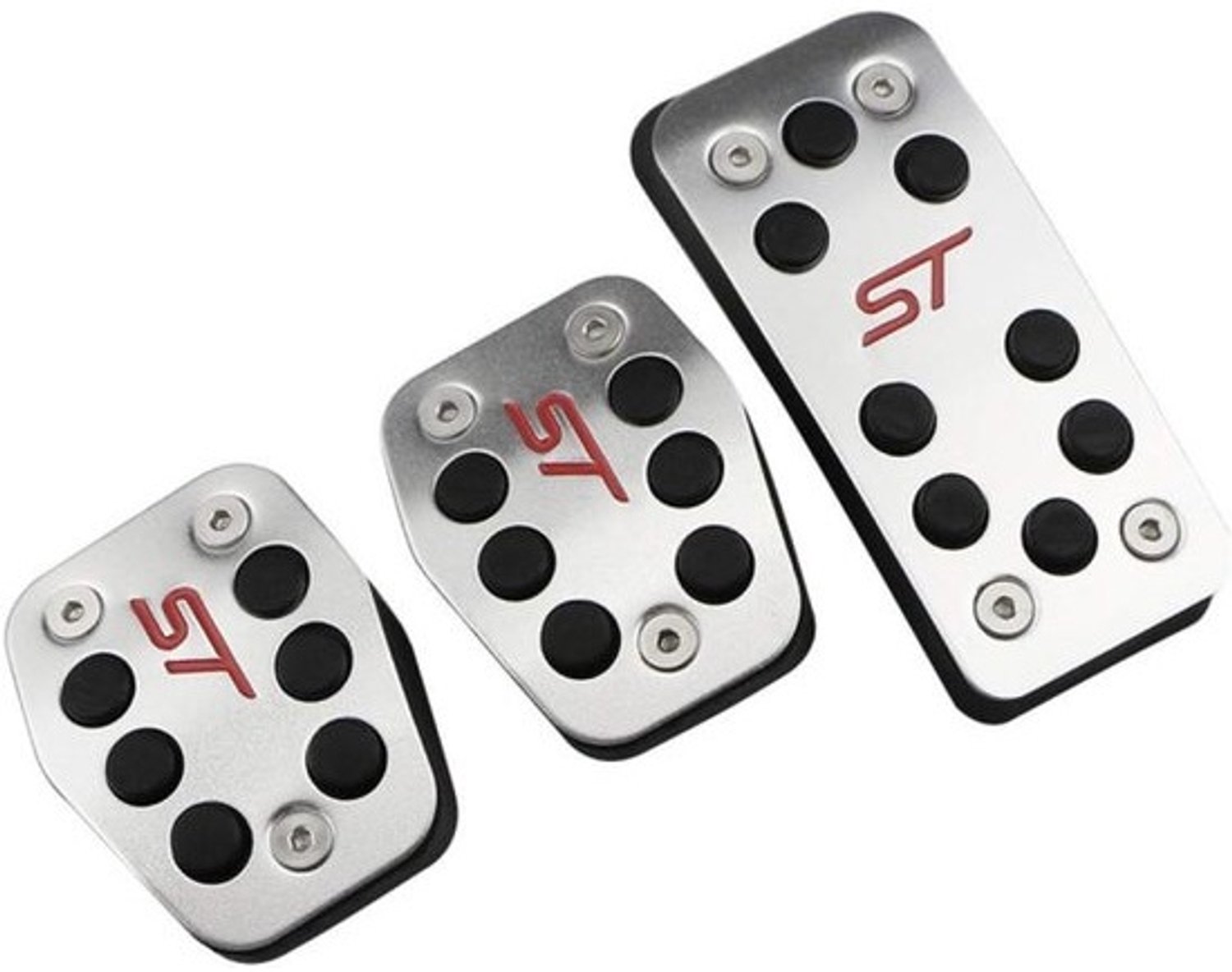 LILIGUAN - Auto-pedaalcovers - Antislip - Gas- en rempedaalaccessoires - Ford Focus 2 3 4 MK2 MK3 MK4 RS ST Kuga Escape