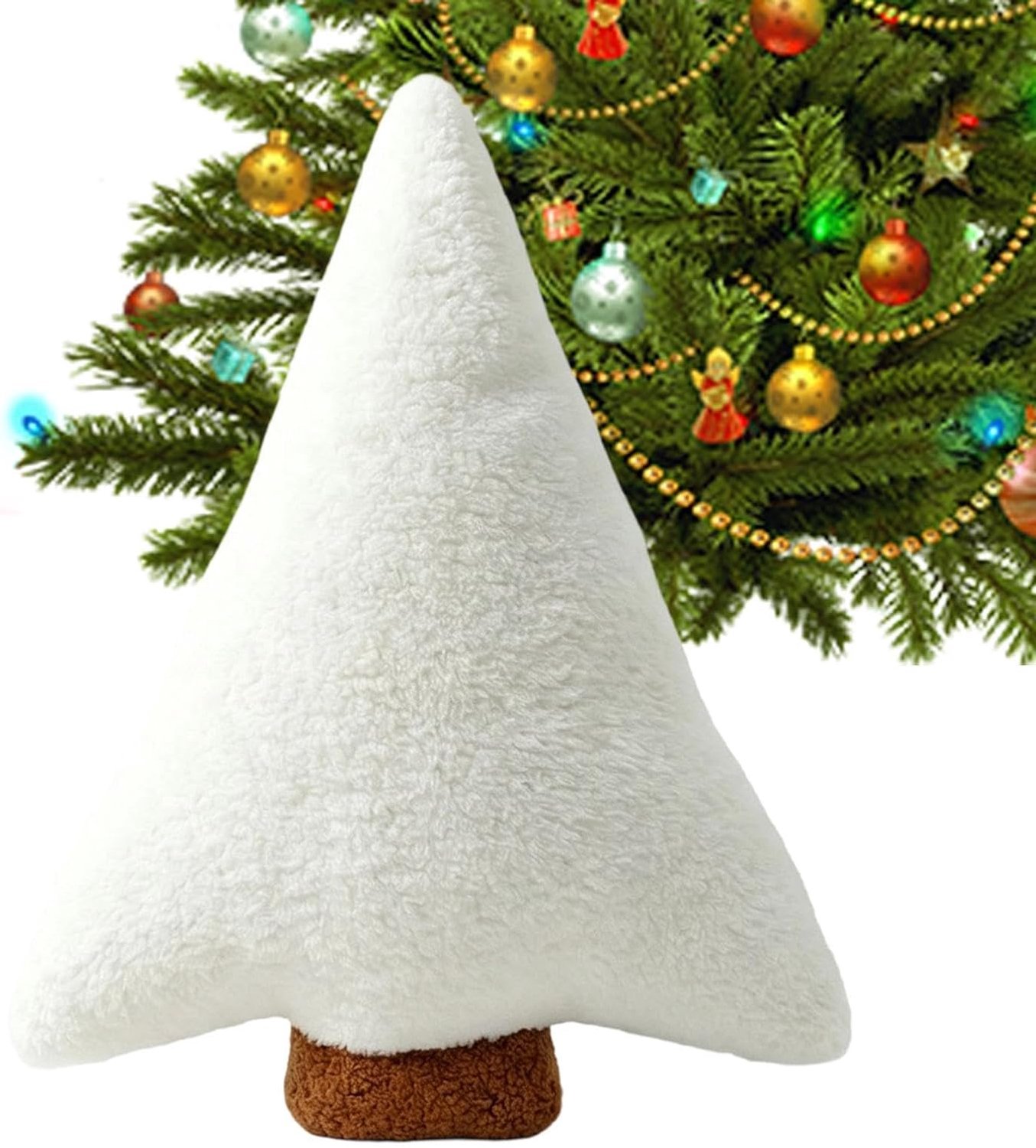 Kerstboomvormige kussens gevuld feestelijk kussen sofa accent