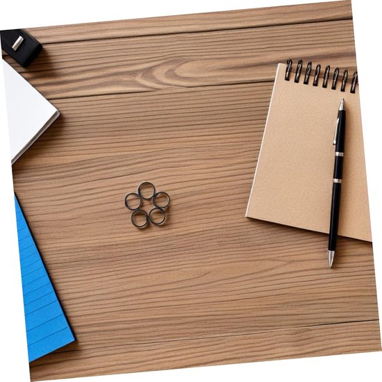 50 Stuks Metalen Losse Bladen Ringen Stevige Boekbindring Clips voor Ordenen Flashcards Notities Flexibel Bindmateriaal voor Thuis Kantoorgebruik — afbeelding 4