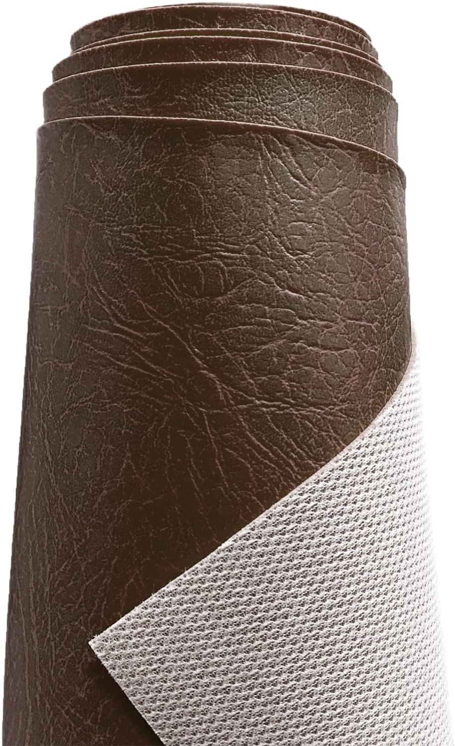 A-Express Stof, dik, nepleer, vinyl, voor kleding maken, automobiel, huisdecoratie, bekledingsmateriaal, donkerbruin, 2 meter, 200 x 140 cm