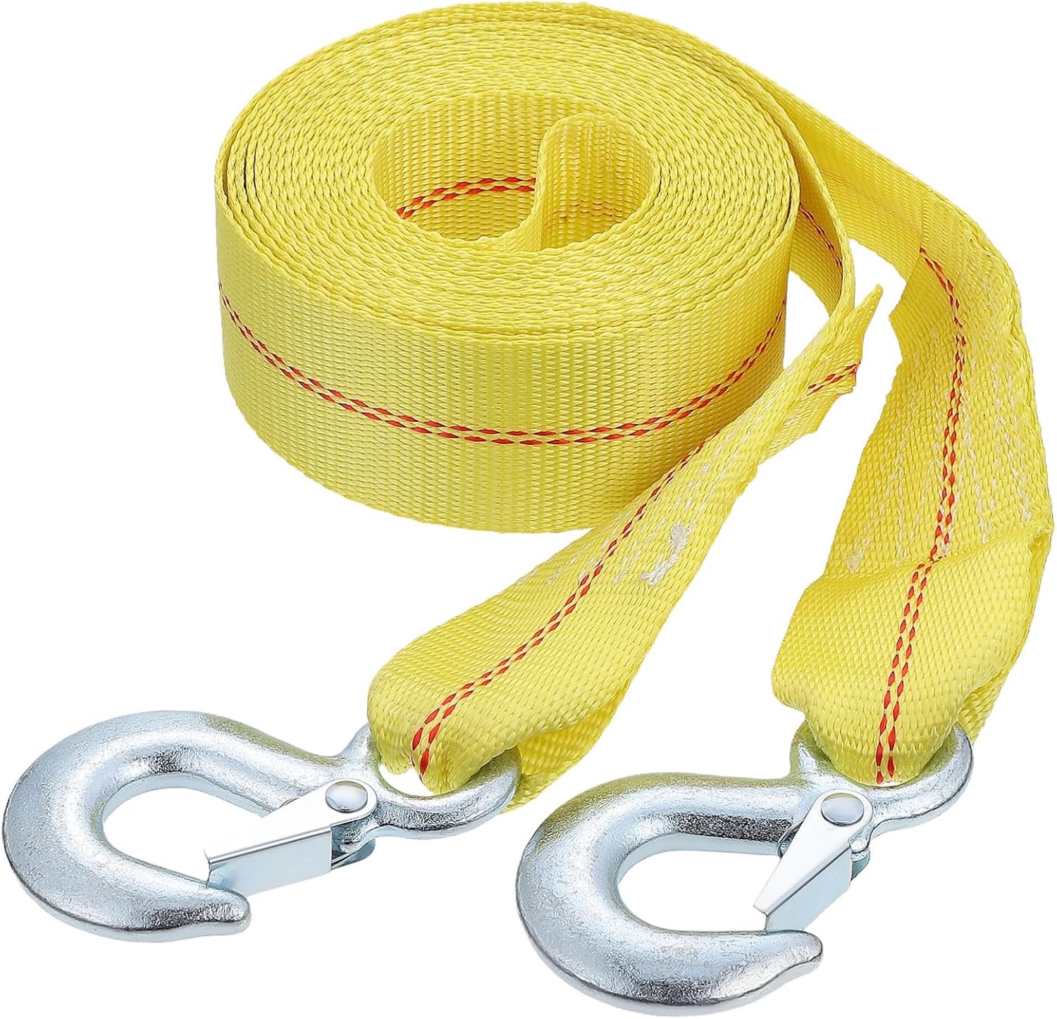 Aanhangwagenspanband Voor Autos 9 Ton Draagvermogen Polyester Touw 6 M Trekaccessoire Eenvoudig Te Bevestigen Haken