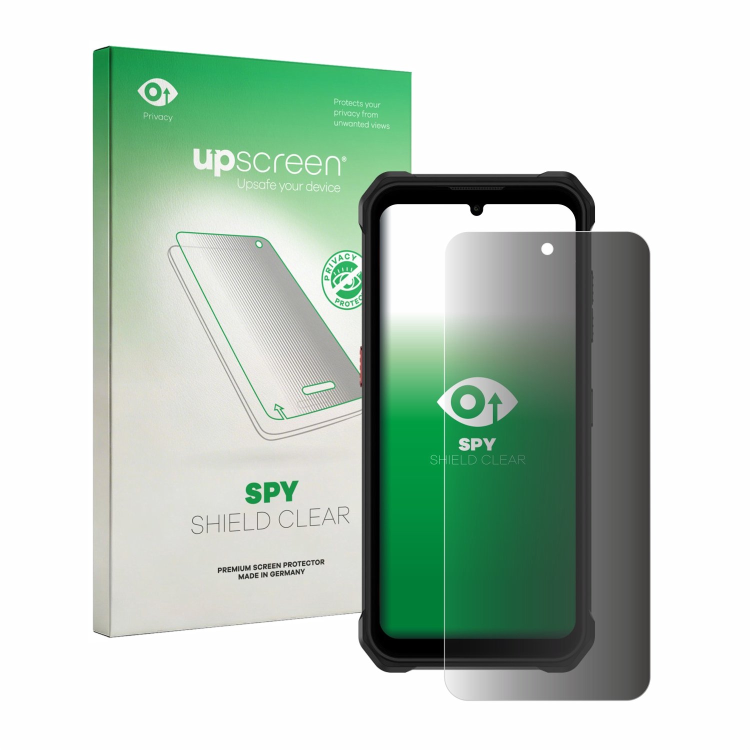 upscreen - privacy screenprotector voor Fossibot F117 - Folie Beschermfolie Blauwlichtfilter