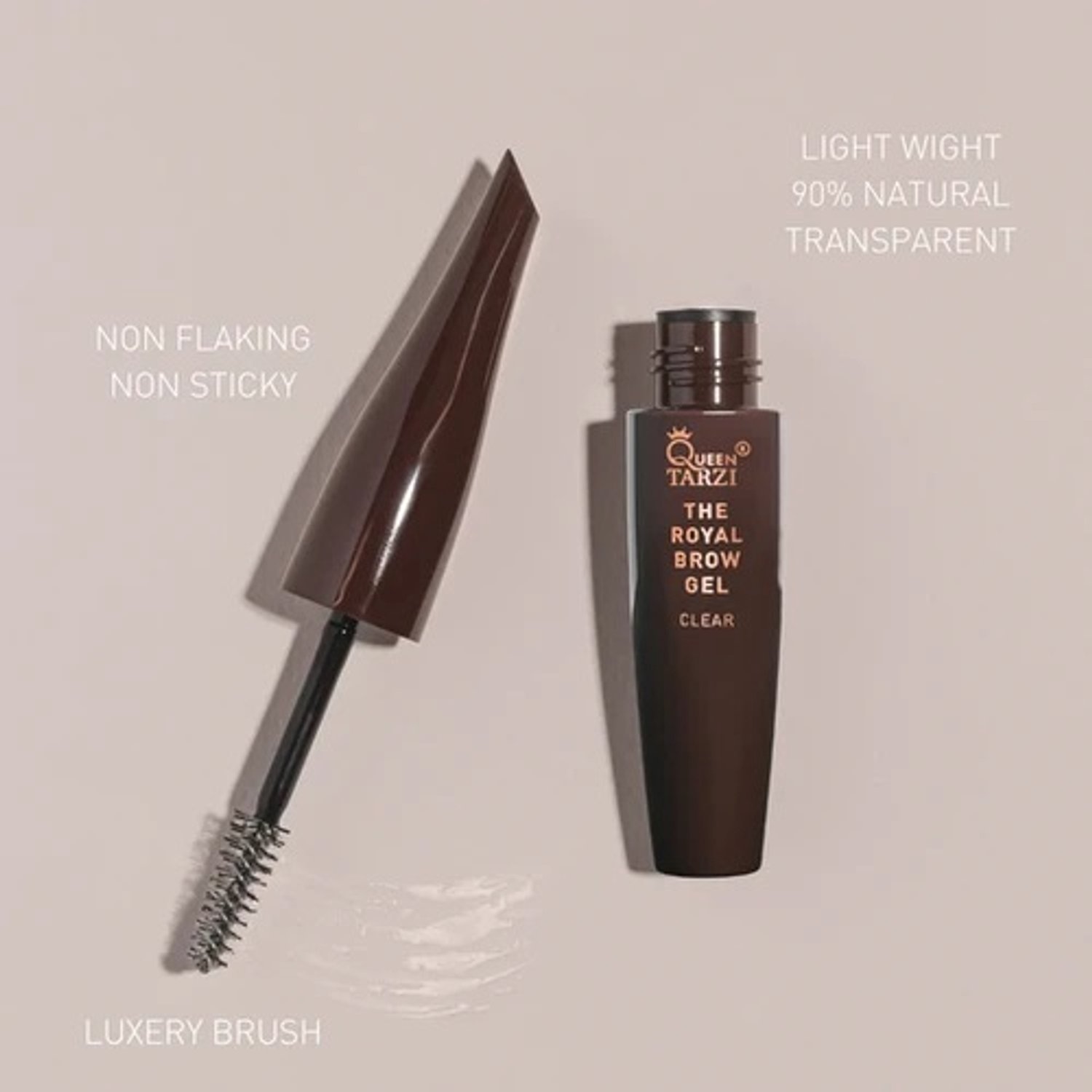 Queen Tarzi The Royal Brow Gel Clear - 8 ml - Wenkbrauwgel