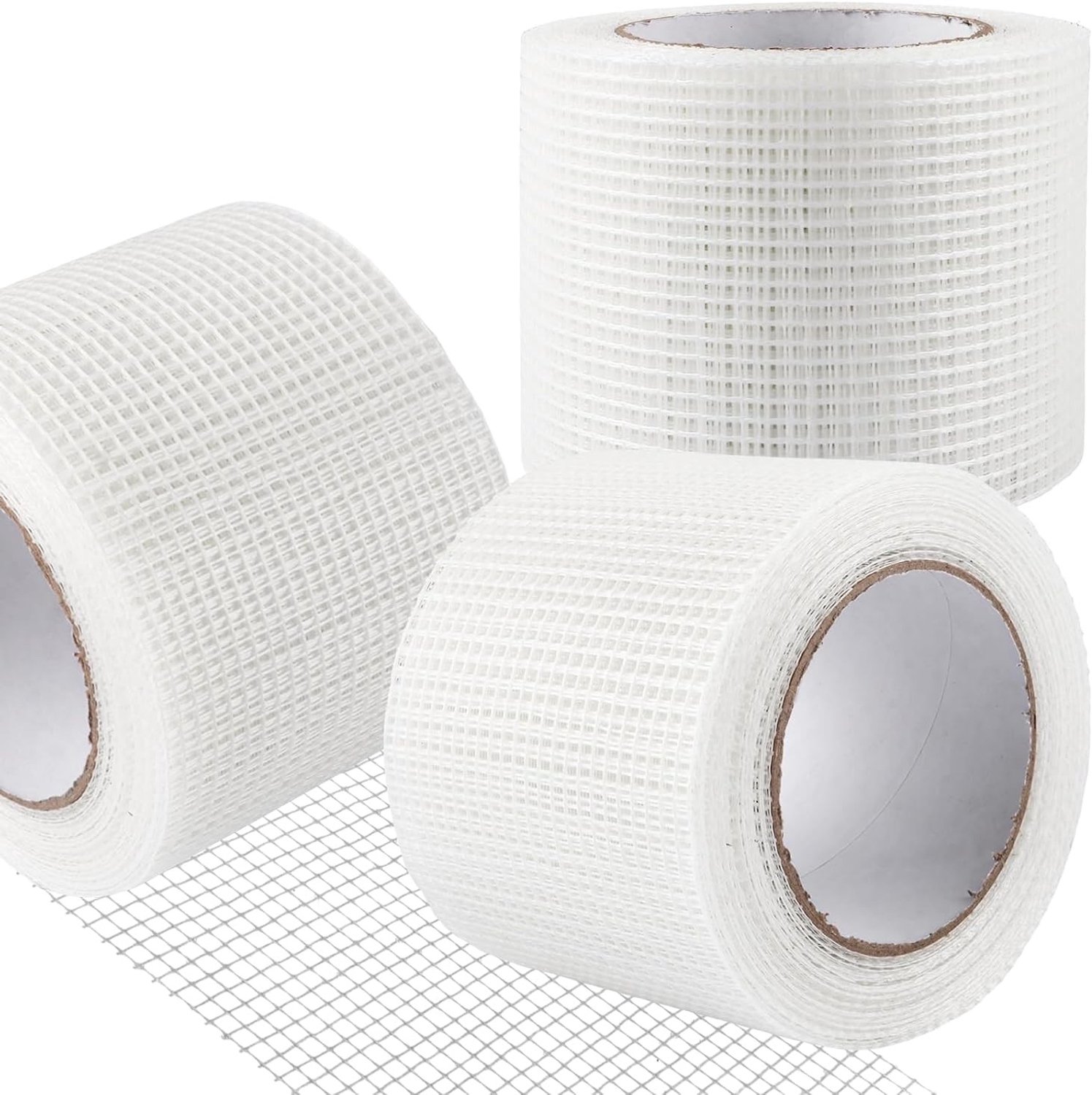 Set van 3 sterke zelfklevende glasvezeltape, 10 cm x 20 m, voor het vullen van scheuren, repareren en verstevigen van naden