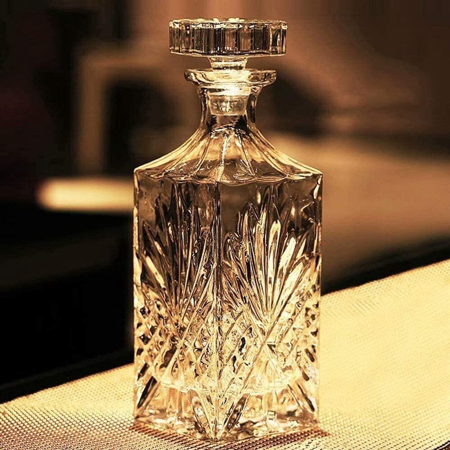 Flessenrek Wijnrek Wijnglashouder Whiskey Kristallen Glazen Karaf Wijnkelder Fles Thuis Wijnkan Met Deksel Wijnkaraf Wijnglas Wijnkast Wijnkast Decoratie 750L