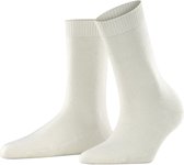FALKE Cosy Wool eenkleurig wol sokken dames wit - maat 39-42