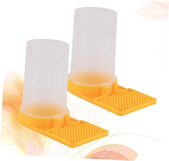 2 Stuks Bijenkorf Ingang Voederbak Tuin Bijenkorf Bijenhouderij Water Dispenser Gereedschap Bijennest Deur Voederbak Bijen Water Dispenser Frame Buiten Hangende — afbeelding 3