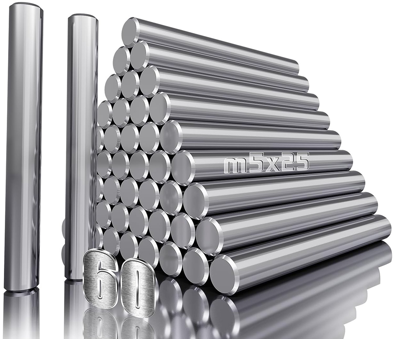 60 stuks planksteunen 5mm voor stevige planken, ideaal voor meubels en opbergruimte