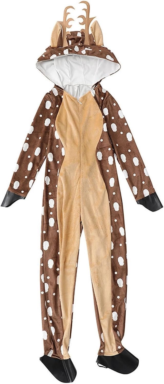 Rendierkostuum kinderen kristal fluweel pluche zachte knus warm unisex