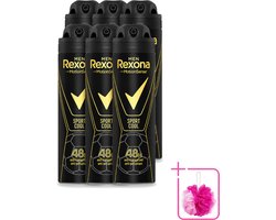 Rexona Men 6 x Rexona Men - Sport Cool - Deodorant Spray - Anti Transpirant - 150 ml - Bulkverpakking - Sportieve man - Douchemop - Zweet
