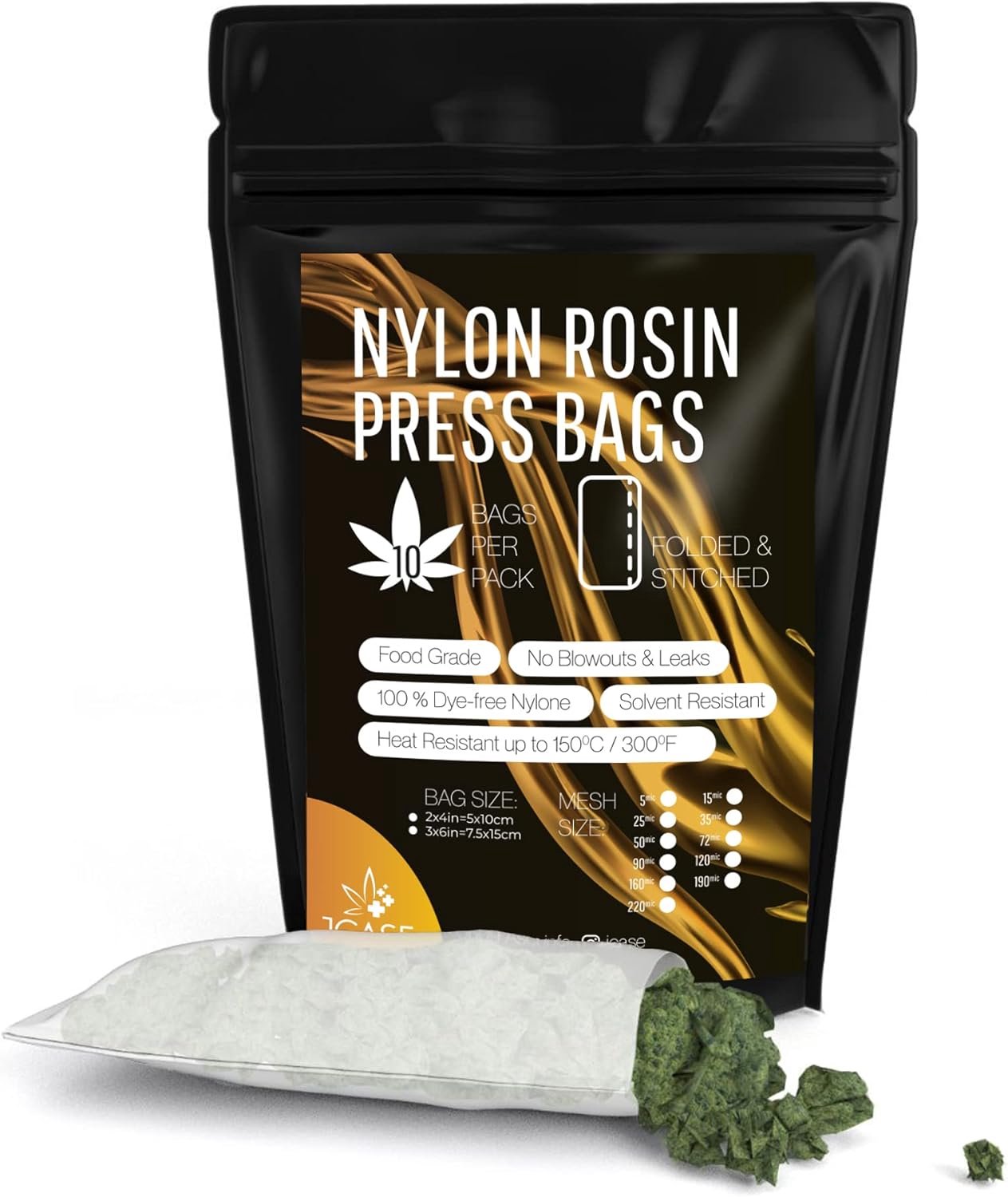 Nylon press bags folded and sewn for oil extraction rosin mesh filter bags production of rosin (5 x 10, 35) - ShopVlot