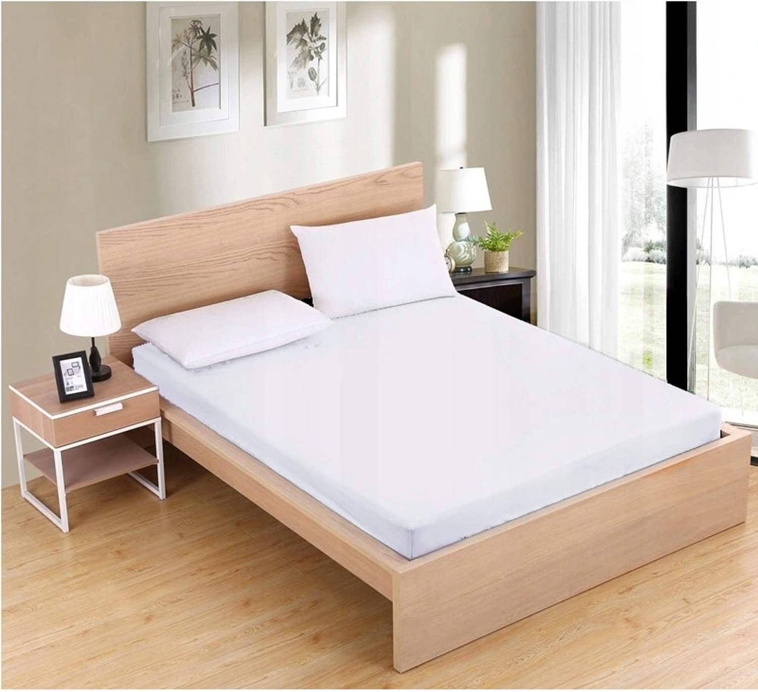Jersey Hoeslaken met Elastiek 160x220cm - Mix Kleuren, Katoen