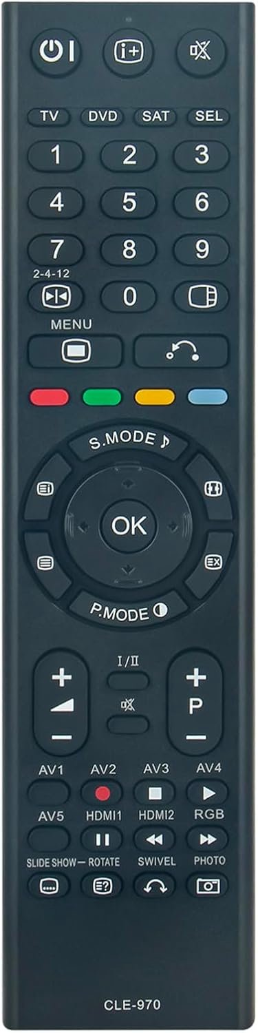 AULCMEET CLE-970 Vervangende Afstandsbediening Compatibel met Hitachi 4K OLED Smart TV 32LD8800 37LD8800 42PD8800 - ShopVlot