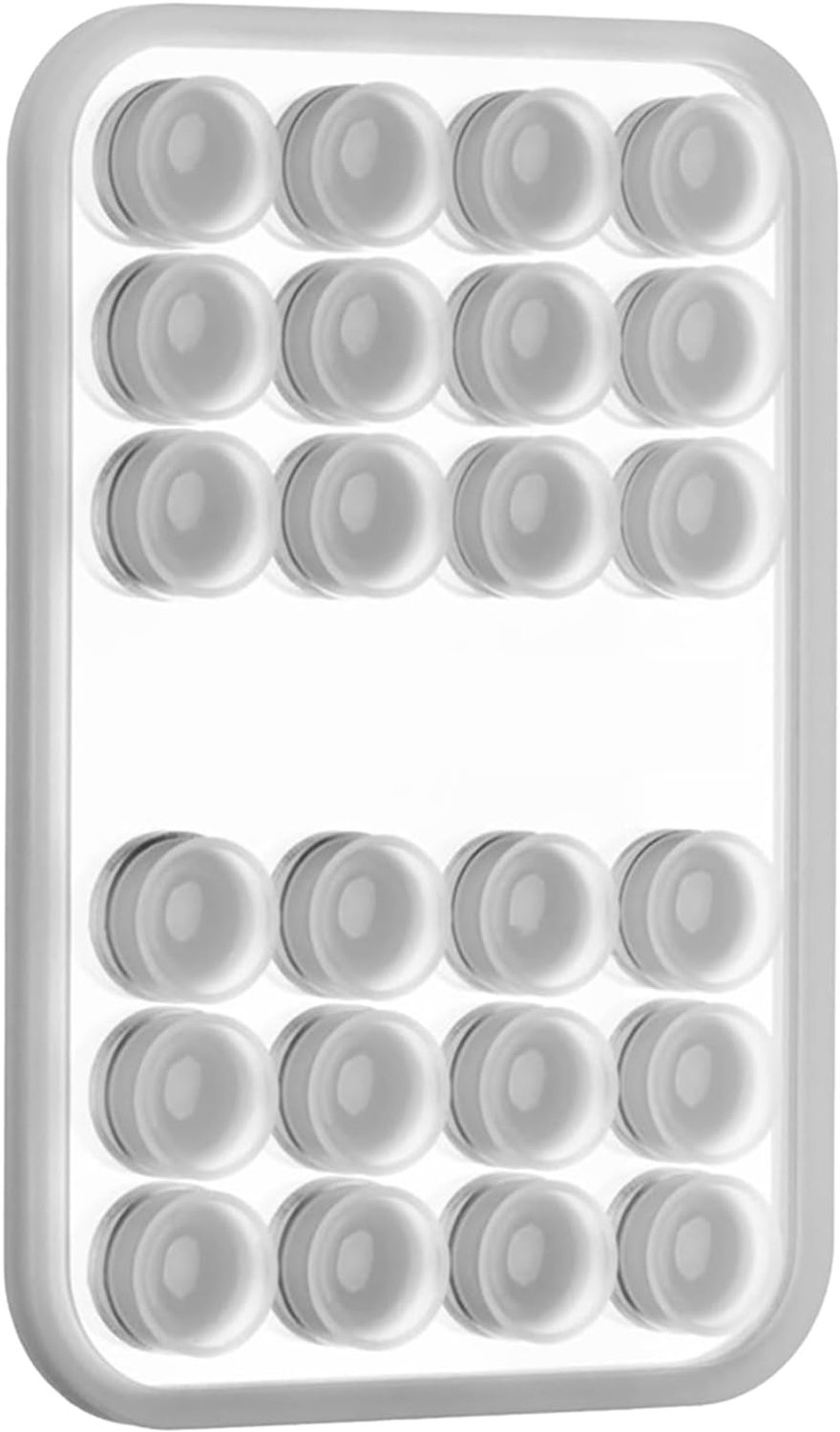 Zuigstop telefoon beugel | Siliconen zuignap Telefoon Grip - Met Spiegel Accessoires Voor Bureau Auto Muur Douche Rijden