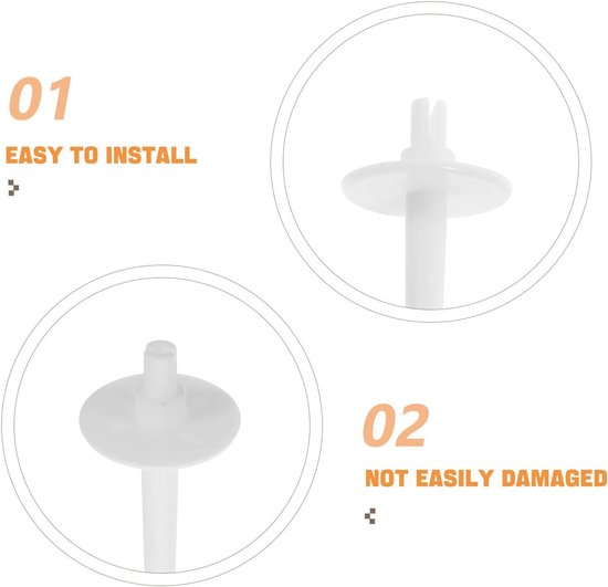 10 Stuks Naaimachine Accessoires Naaimachine Draadhouder Machine Draadkap Plastic Klospen Draadklospen Draadspin Draadhouderkap Wit — afbeelding 5