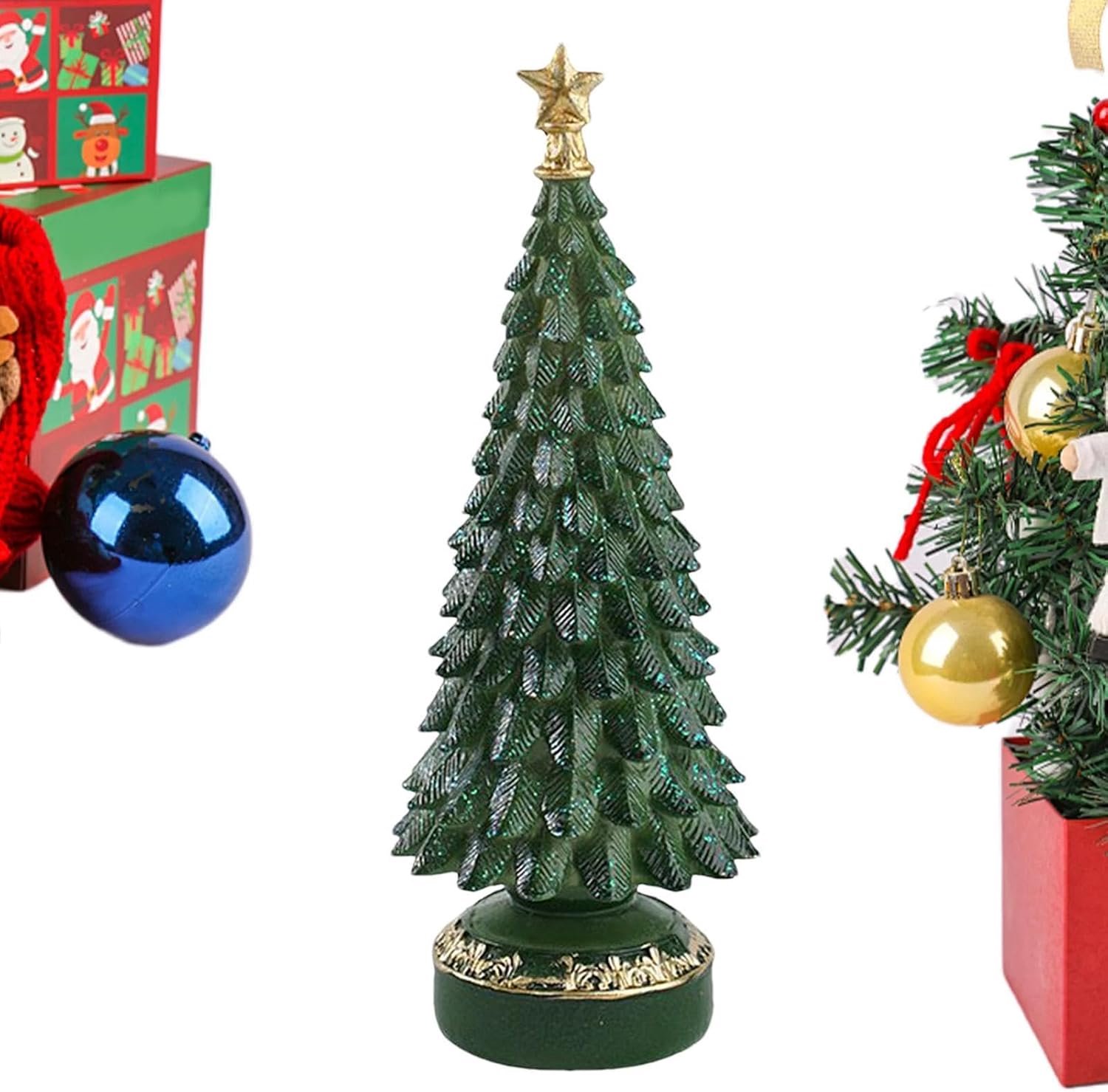 Kerstboom Beeldje Verzamelobjecten Beelden Landschapsdecoratie