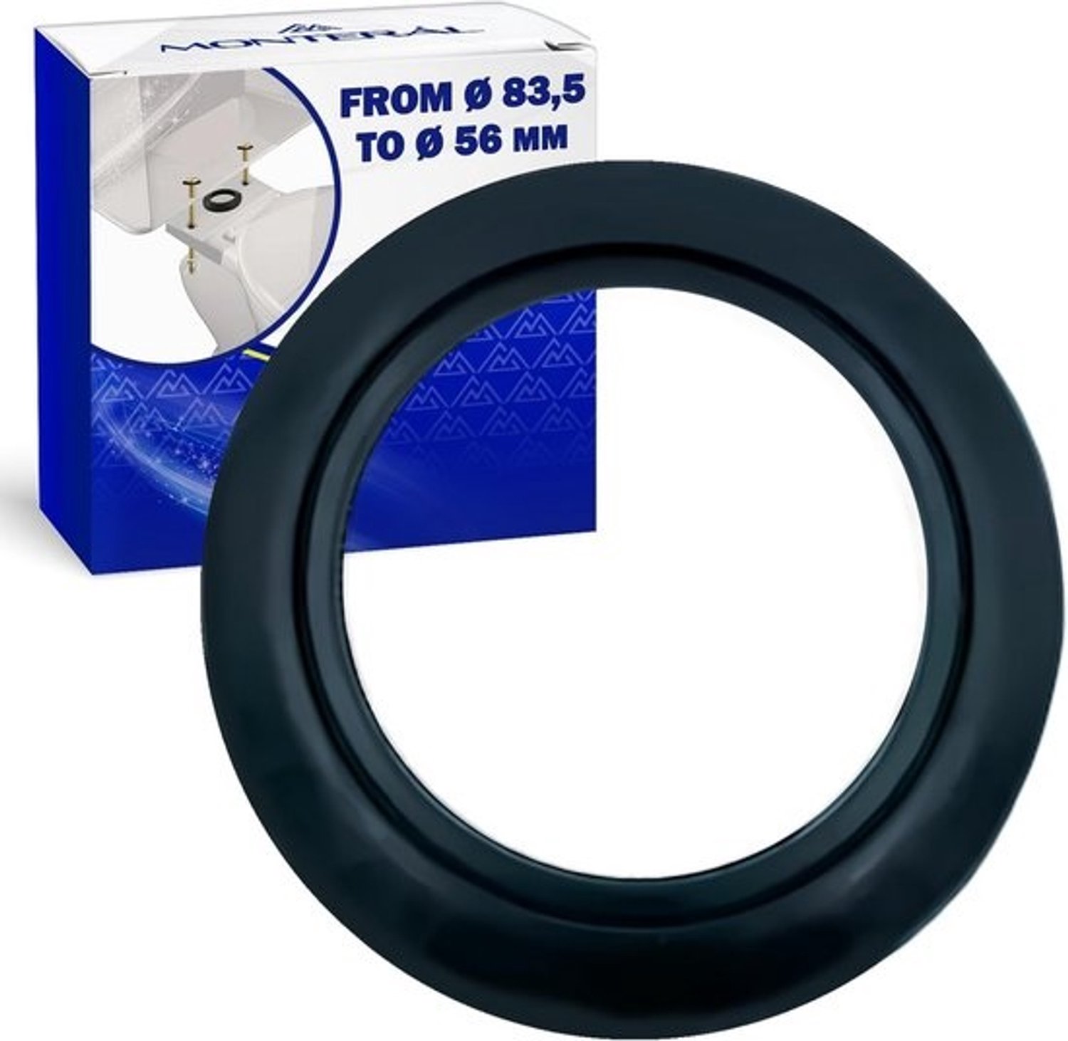 Flexibele PVC-afdichting voor wc-spoelbak - universele pasvorm