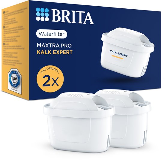 Brita Filterpatronen Maxtra Pro Kalk Expert - 2 Stuks Speciaal Voor Hard Water Filtert O.a. Kalk Chloor En Pesticiden Waterfilter