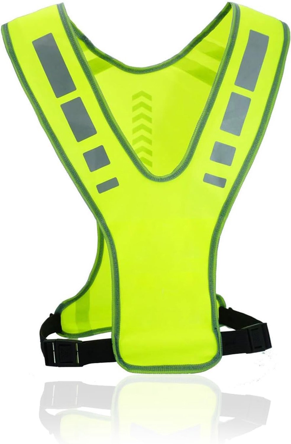Verstelbare Reflecterende Veiligheidsvest voor Fietsers en Hardlopers, Ademend en Lichtgewicht Reflector Vest voor Joggen, Wandelen en Fietsen