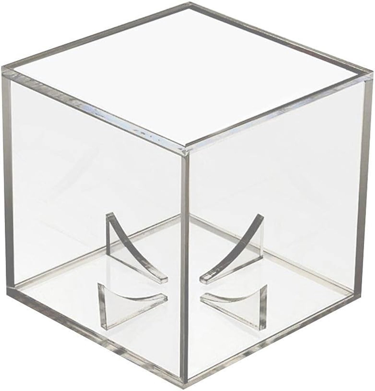 Acryl Display Case voor Tennisballen en Baseballs, Transparant, UV-bescherming, Stofdicht, 8 x 8 x 8 cm, Perfect voor Verzamelaars