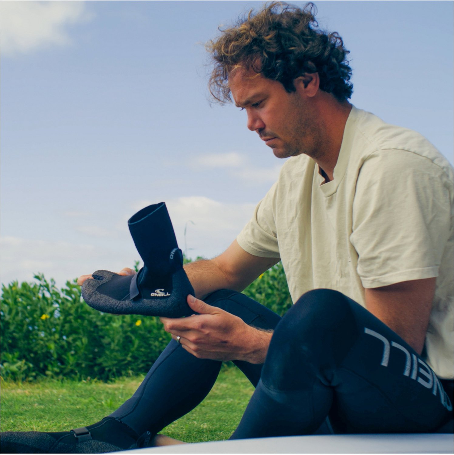 2026 O'Neill Gripper 3mm Split Toe Boot - Black