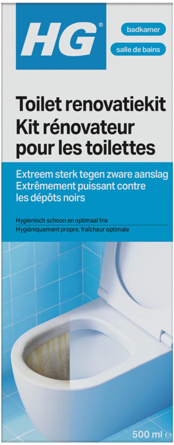 HG - Toilet Renovatie KIT - 6 x 500 ml - Voordeelverpakking