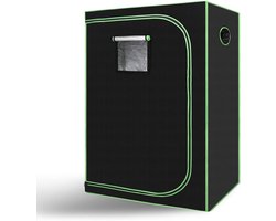 Growtent, Growbox|Grow Tent|Grow Kast|Kweektent | Lichtdichte en waterdichte plantentent | Broeikas voor homegrowing|600D Oxford, 120x60x180cm, zwart/groen