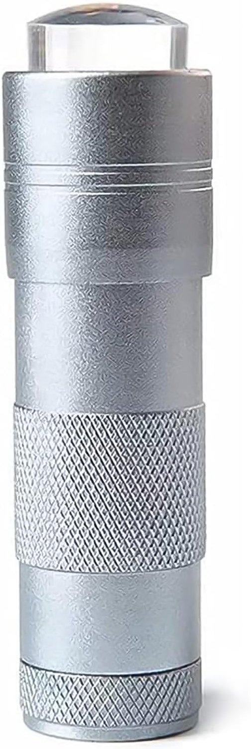 Mini LED UV-nageldroger zaklamp sneldrogende gel zaklamp 15 seconden uithardende lamp UV-sensor hardende lamp (zilver)