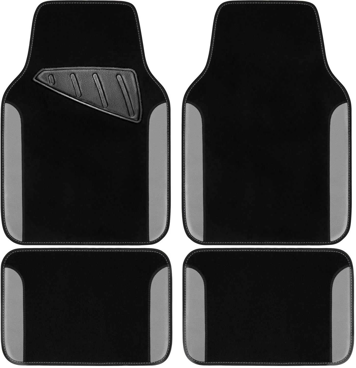 CAR PASS Regenboog waterdichte universele pasvorm kunstleer auto tapijt - anti-slip noppen achterkant vloermatten voor SUV, bestelwagens, sedans, vrac