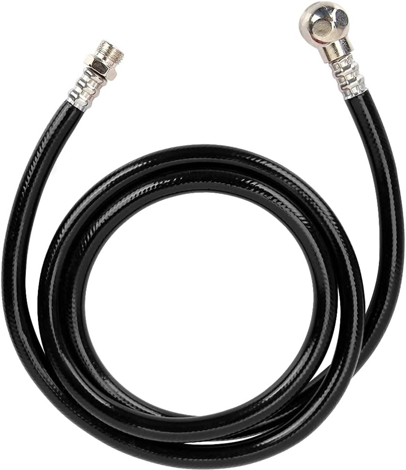 Oumefar PVC Luchtslang 1m, Duurzame Luchttoevoerslang (1M PVC-zwart)