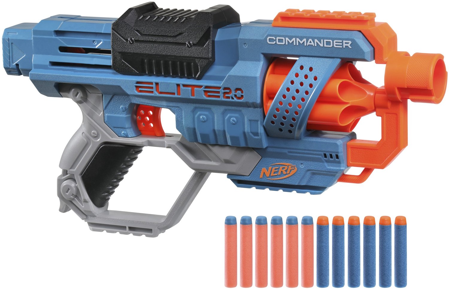 Nerf Elite 2.0 Commander RD-6-dartblaster, draaiende trommel, 12 Nerf Elite-darts, buitenspeelgoed — afbeelding 6