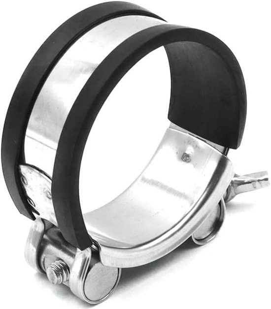 2 stuks T-bout slangklemmen met rubber gedempt, 52-55 mm — afbeelding 5