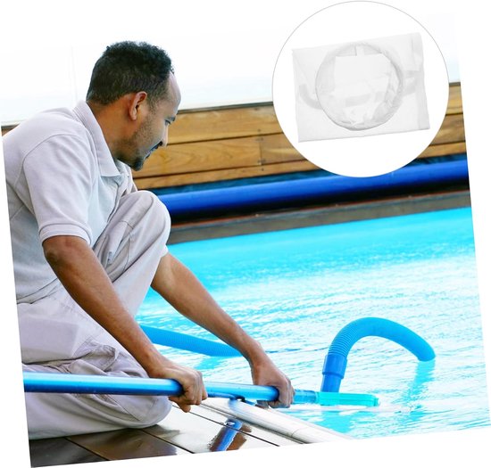 2 Stuks Pool Skimmer Socks Herbruikbare voor Zwembaden Precisiefilter voor Effectieve Reinigen van Zwembadafval Haar Duurzaam Kwaliteitsmateriaal — afbeelding 5