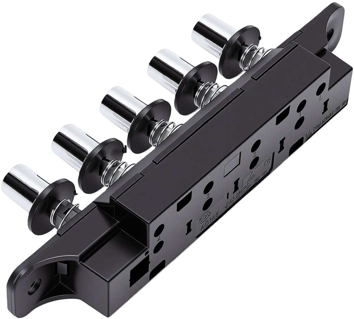 Five Posities Drukknop Afzuigkap Schakelaar, Chroom Geplateerd,