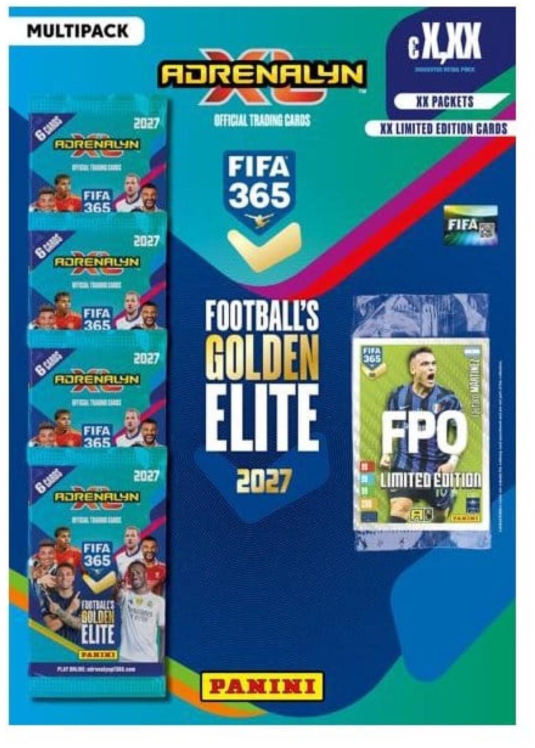 Panini TCG | Adrenalyn XL FIFA 365 26/27 | Kick Off Multi Set | 24 Voetbal Trading Cards en Limited Edition Kaart