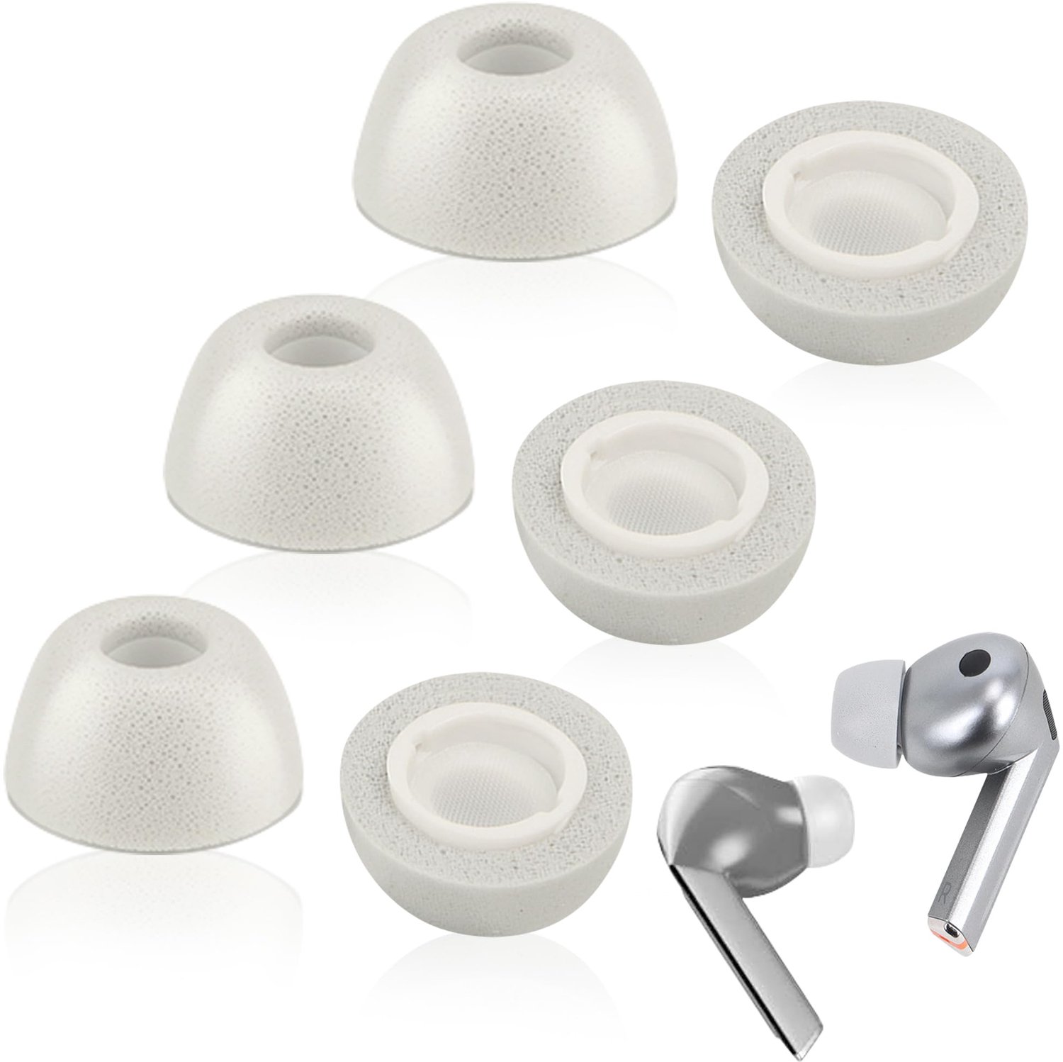 Oordopjes voor Buds3 Pro - vervangende traagschuimsoordopjes - XL/L/M - optimaal comfort en geluidsisolatie - ShopVlot