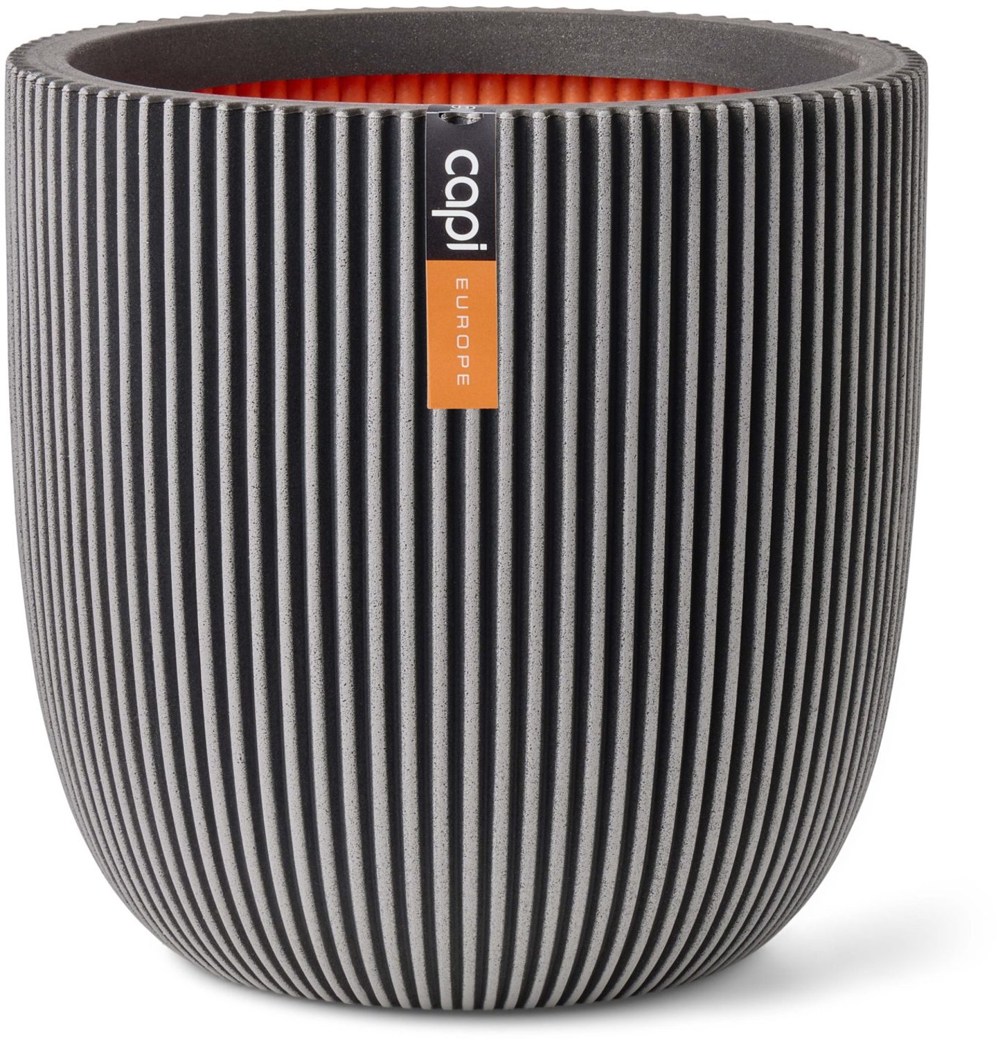 Capi Europe Flower Pot bowl Groove NL - 54x52 - Anthracite