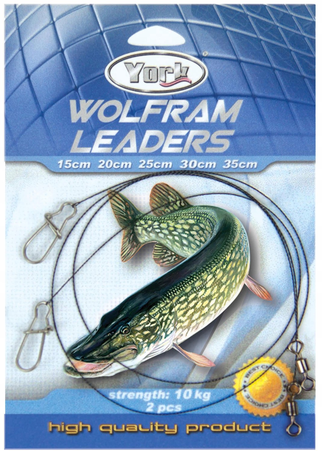 Merkloos Wolfram Haspel Lijn 15cm 5kg - 2 Stuks