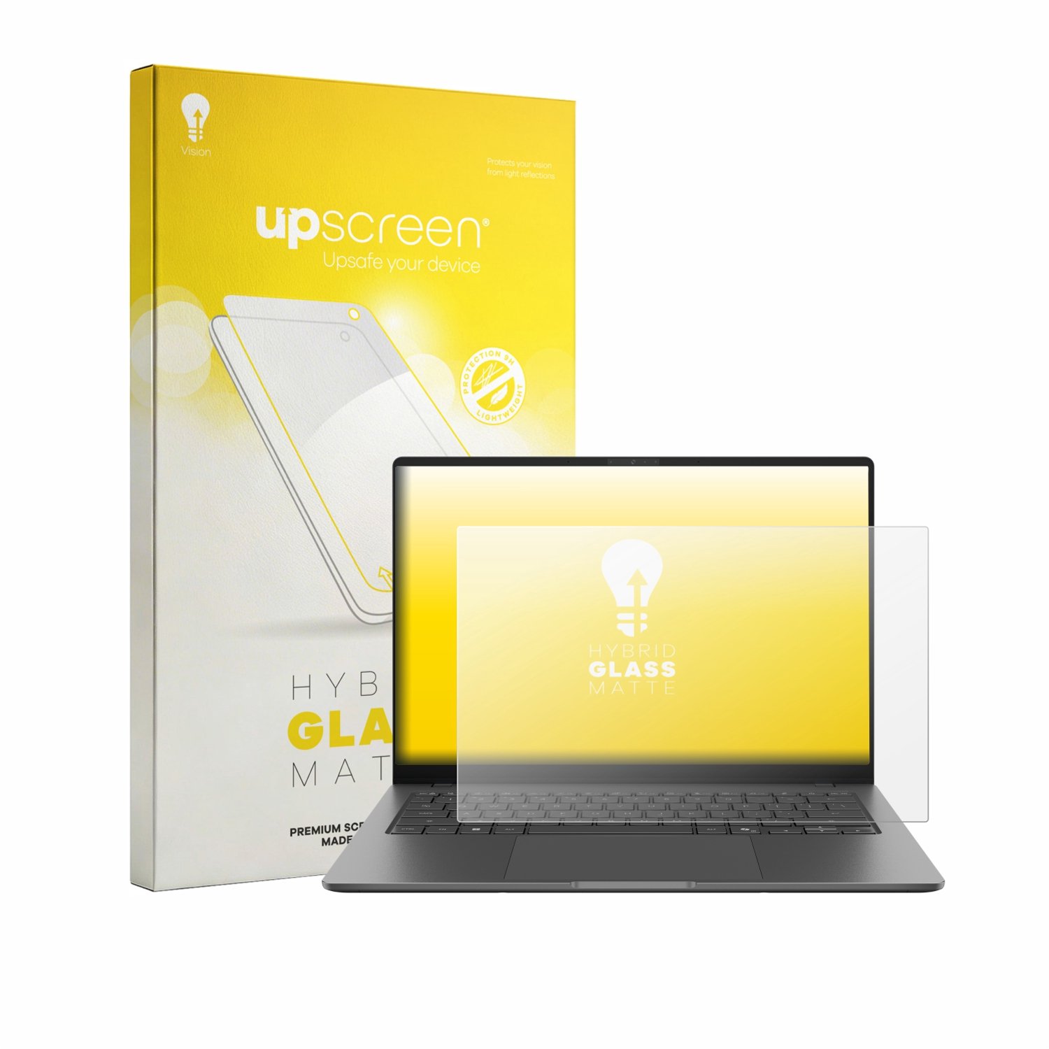 upscreen - Screenprotector voor ASUS Vivobook S14 S5408 - Folie Beschermfolie Beschermglas matte