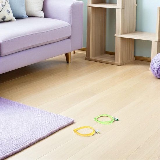 10 Stuks Verstelbare Kattenhalsband Bel Maan-ster Patroon Ademend Zacht Materiaal Reflecterend Lichtgewicht Geschikt voor Kleine Kittens Puppy S Comfortabele Pasvorm — afbeelding 3