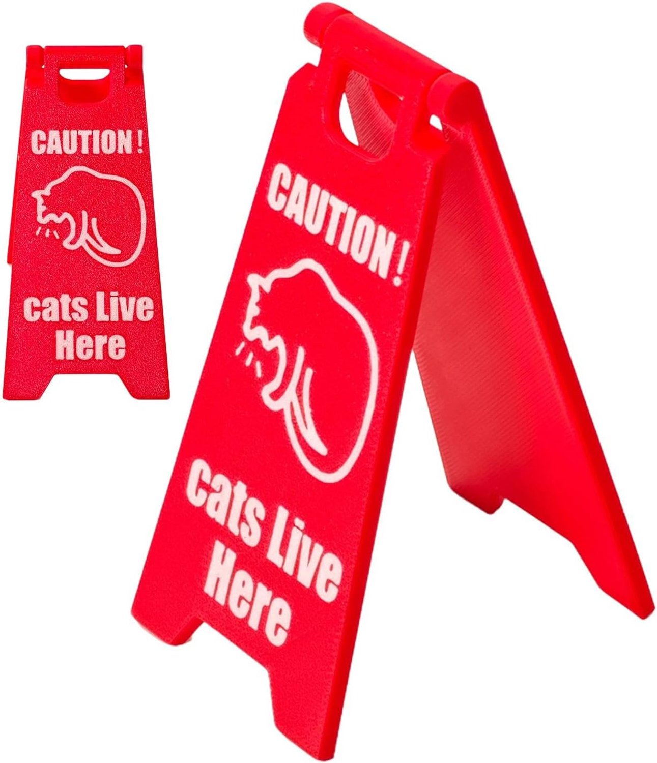 Braaksel teken voorzichtigheid,kat voorzichtigheid teken - Grappig -geprint kattenbord Decoratiewaarschuwingsbord,Nieuwigheid Bright Yard Gag Cat waarschuwingsbord voor thuis, kantoren, buiten
