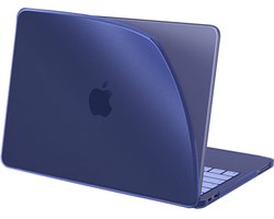 EooCoo Hoes voor MacBook Neo 13 inch A18, Flexibel Scheurbestendig, Indigo