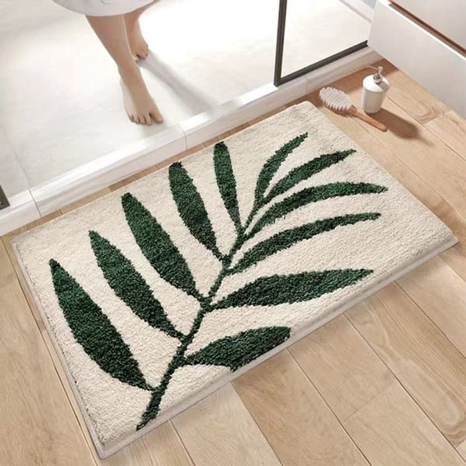 Antislip badmat - antislip badmat voor in bad - microvezel badmat - zachte badmat - duurzame en absorberende vloermat - antislipmat voor in bad - 40×60 cm