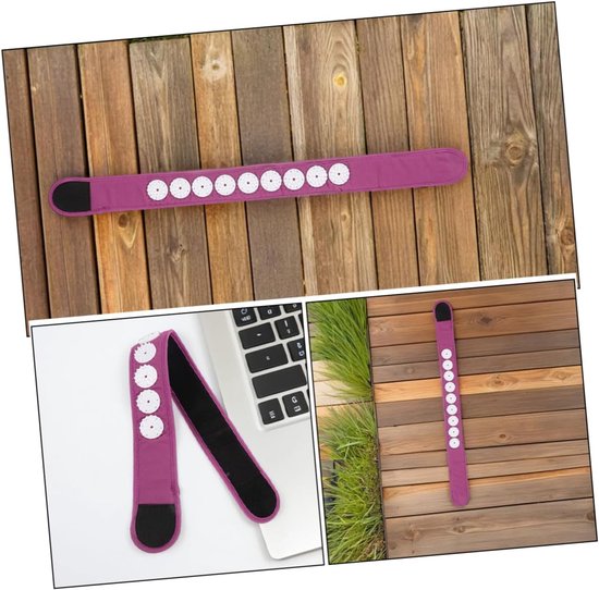 2 Stuks Acupressuur Hoofdband: Massage Hoofdband Voor Nek, Hoofd, Gezichtshuidlift - Draagbare Acupunctuurband Voor Meditatie En Dagelijkse Ontspanning — afbeelding 4